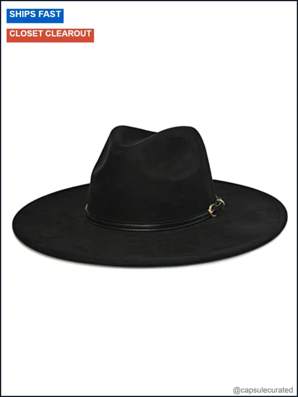 Wide Brim Fedora Hat Women Western Felt Cowboy Rancher
